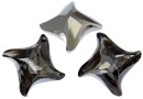 Swarovski, twister fancy rivoli, silver night, 6mm - x2