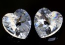 Swarovski, pandantiv inima, diamond touch light, 10mm - x2