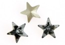 Swarovski, fancy star, silver night, 5mm - x2