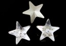 Swarovski, fancy star, crystal, 5mm - x2