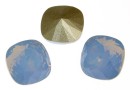 Swarovski, fancy square, air blue opal, 10mm - x1