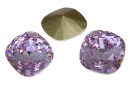 Swarovski, square fancy, violet, 10mm - x1