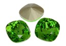 Swarovski, fancy square, fern green, 10mm - x1