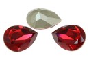 Swarovski, fancy picatura, scarlet, 10x7mm - x1