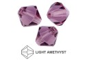 Swarovski, margele bicone, light amethyst 2.5mm - x20