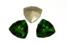 Swarovski, Trilliant fancy rivoli, dark moss green, 7mm - x1