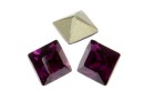 Swarovski, fancy chaton Square, amethyst, 2mm - x20