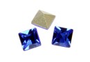 Swarovski, fancy chaton square, sapphire, 2mm - x20