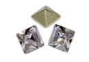 Swarovski, fancy chaton square, smoky mauve, 3mm - x10