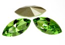 Swarovski navette, fancy chaton , peridot, 6mm - x6