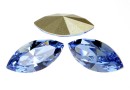 Swarovski navette, fancy chaton , light sapphire, 6mm - x6