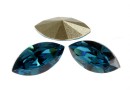 Swarovski navette, fancy chaton , indicolite, 6mm - x6