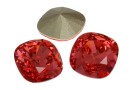 Swarovski, fancy square, padparadscha, 12mm - x1