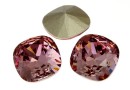 Swarovski, fancy square, antique pink, 12mm - x1