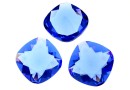 Swarovski, fancy square, sapphire, 10mm - x1