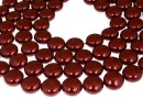 Perle Swarovski disc, bordeaux, 10mm - x10