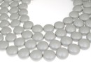 Perle Swarovski disc, pastel grey pearl, 10mm - x10