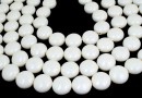 Swarovski disk pearls, ivory pearl, 10mm - x10