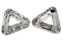 Swarovski, pandantiv triunghi, crystal comet argent, 14mm - x1