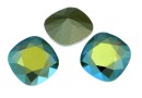 Swarovski, fancy square, pacific aurore boreale , 12mm - x1