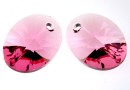 Swarovski, pandantiv oval, light rose, 12mm - x1