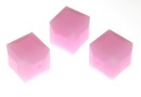 Swarovski, margele cub, rose alabaster, 4mm - x2