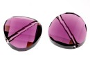 Swarovski, margele twist, amethyst, 14mm - x1