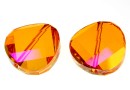 Swarovski, margele twist, astral pink, 14mm - x1