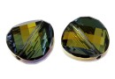 Swarovski, margele twist, tabac, 14mm - x1