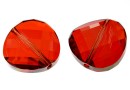 Swarovski, margele twist, red magma, 22mm - x1