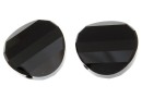 Swarovski, margele twist, jet, 22mm - x1