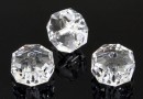 Swarovski, margele rondelle, crystal, 8mm - x2