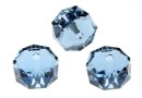 Swarovski, rondelle bead, denim blue, 8mm - x2