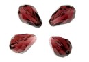 Swarovski, margele picatura, burgundy, 9x6mm - x2