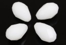 Swarovski, margele picatura, white alabaster, 10.5mm - x2