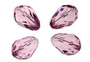 Swarovski, margele picatura, light amethyst, 10.5mm - x2