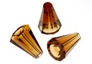 Swarovski, con Artemis, smoked topaz, 12.5x10mm - x1