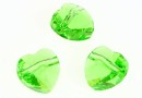 Swarovski, margele inima, peridot, 10mm - x2