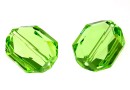 Swarovski, margele graphic, peridot, 18mm - x1