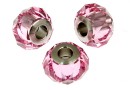 Swarovski, becharmed briolette, light rose, 14mm - x1