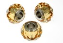 Swarovski, becharmed briolette, golden shadow, 14mm - x1