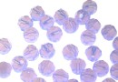 Swarovski, margele rotund fatetat, violet opal, 4mm - x10