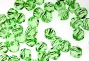 Swarovski, margele rotund fatetat, chrysolite, 4mm - x10