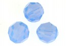 Swarovski, margele rotund fatetat, air blue opal, 4mm - x10