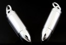 Pandantiv glont argint 925, 27mm  - x1