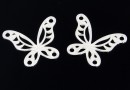 Link, butterfly 925 silver, 17.5mm  - x1