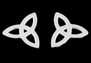Link simbol Triquetra argint 925, 11.5mm  - x1