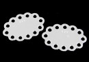 Link, oval 925 silver, 16mm  - x1