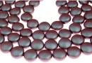 Perle Swarovski disc, iridescent red, 12mm - x4