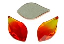 Swarovski, cabochon flame, fireopal, 10mm - x2